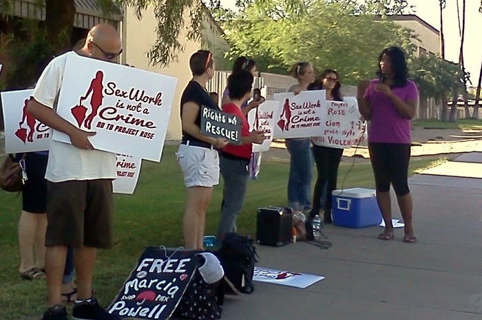 The Nation Report Phoenix Sex Worker Outreach Project Protests Expansion Of Diversion Program